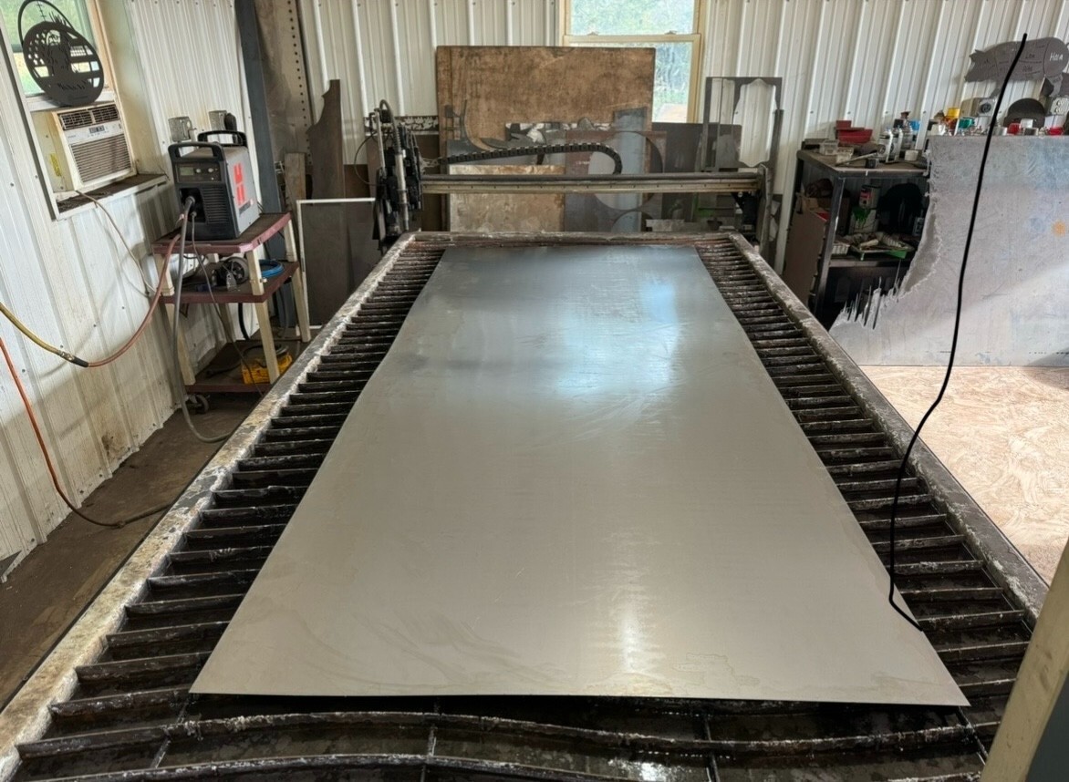 18 GUAGE STEEL SHEET METAL COLD ROLLED 4" X 18" 6 pack