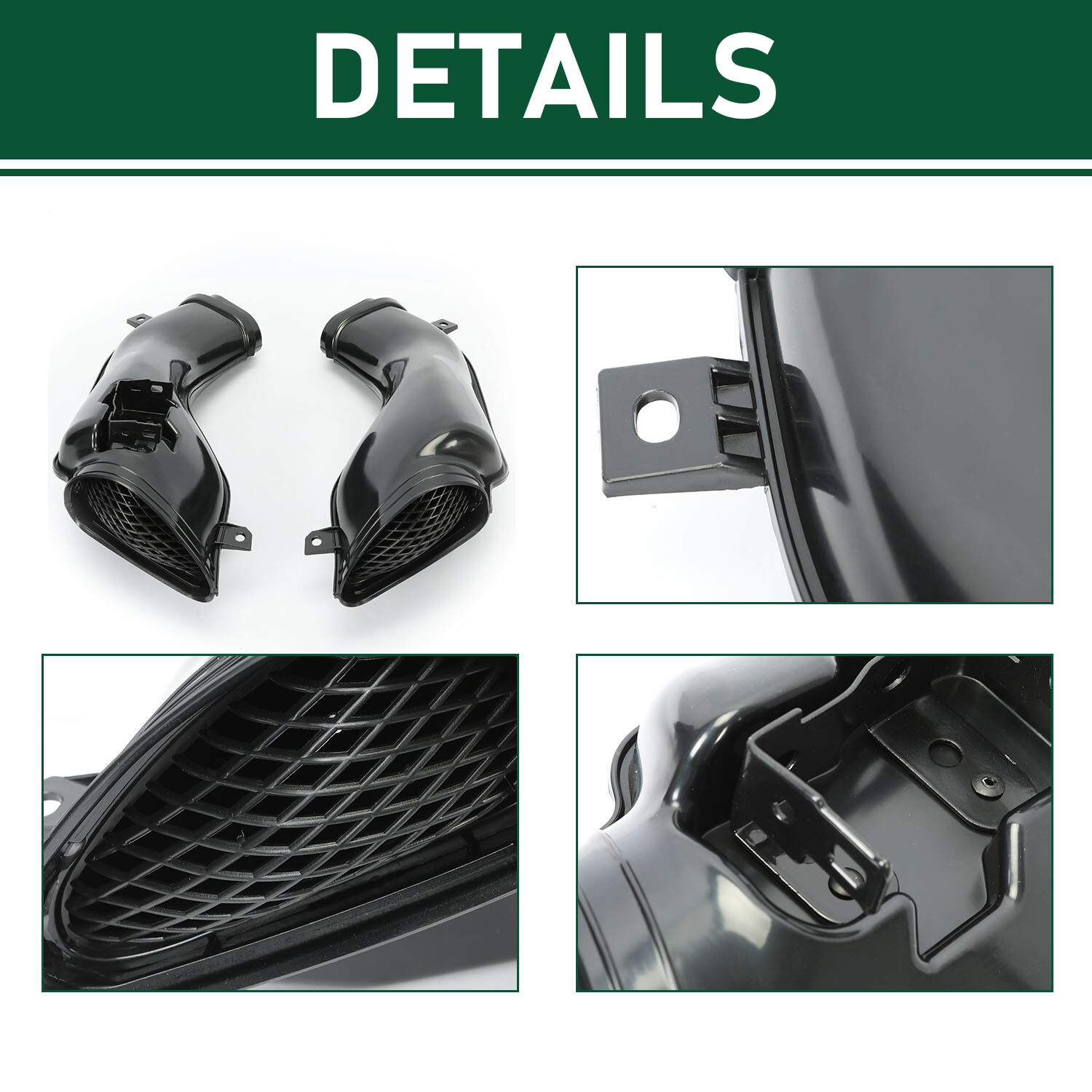 Ram Air Intake Tube Ducts For Suzuki 01-03 GSXR600 01-02 GSXR1000 00-03 GSXR750