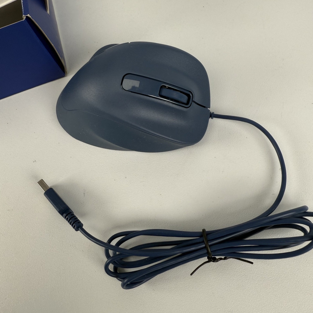 ELECOM Wired Mouse EX-G Quiet Large Size 5 Buttons & quotAskDoctors Evaluation