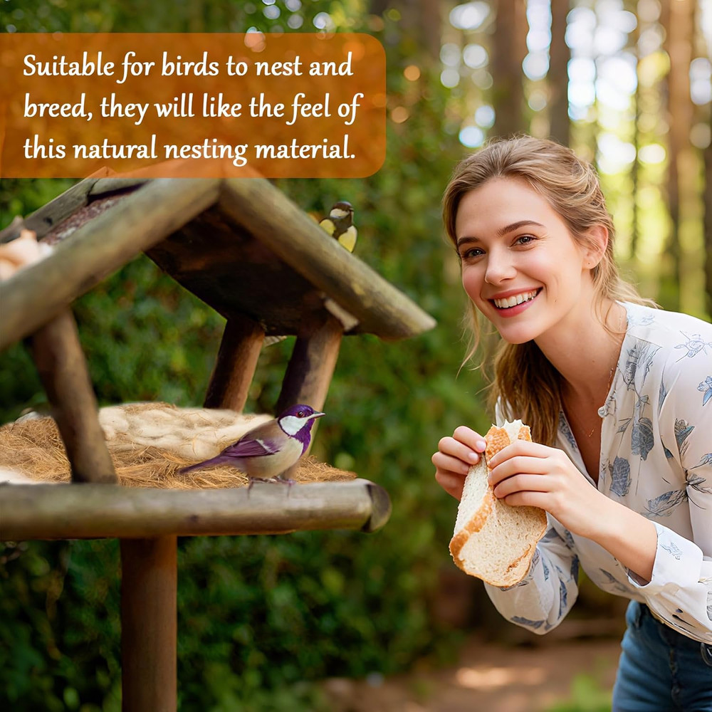 Bird Nesting Material - Bird Nests Bedding Hummingbird Nesting Material Mixin...