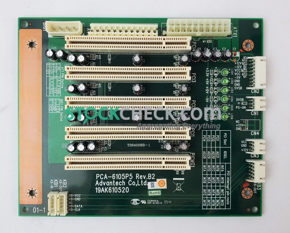 Advantech PCA-6105P5 Backplane