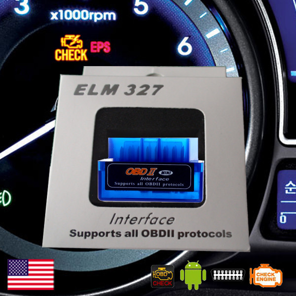 Mini Blue OBD2 II Bluetooth Car Auto Diagnostic Scanner Tool Retail for Android