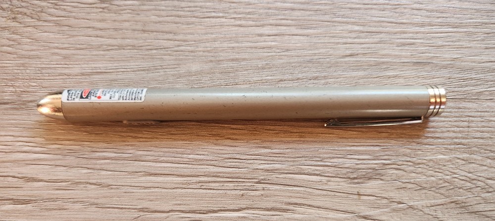 Vintage Opcom Pen Style Red Laser Pointer 630-680nm