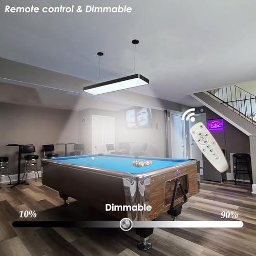 LED Billiard & Pool Table Light Hanging Light Over Pool Table for for 7'-8'