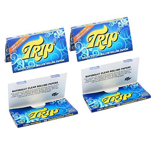 Trip Clear 1 1/4 Rolling Papers (4 Booklets)