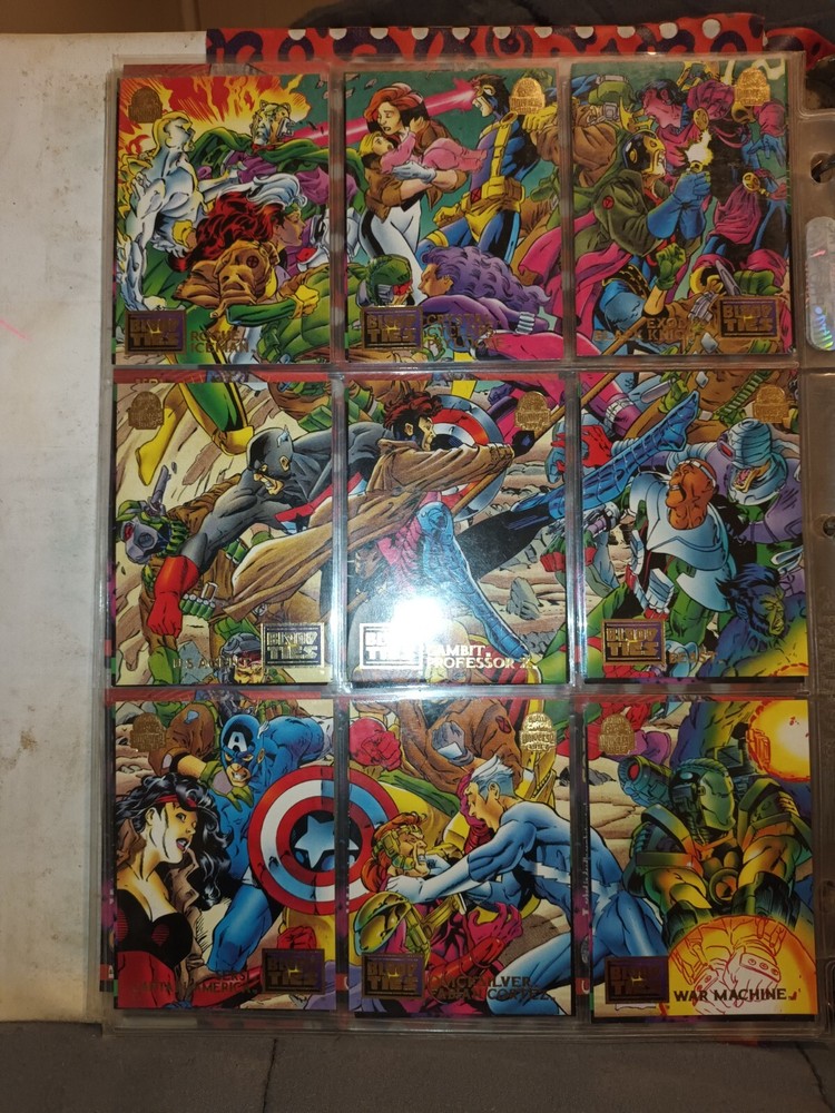 marvel universe cards 1994 complete set