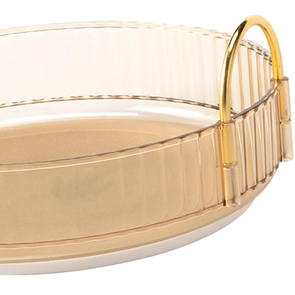 Makeup Storage Organizer Cosmetics Display Single layer gold