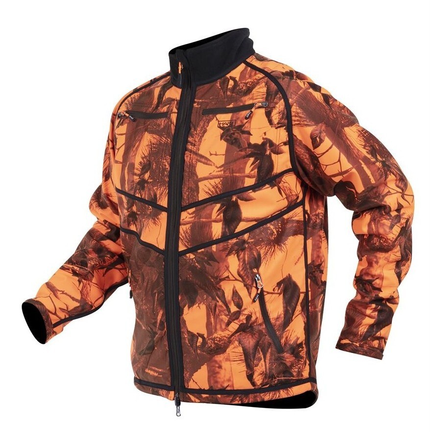 New! Hard - Softshell Jacket SOSBUN- O - Windproof - BLAZE/BROWN