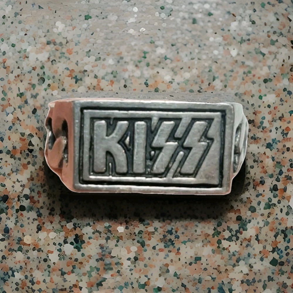 KISS Logo Ring Sterling Silver