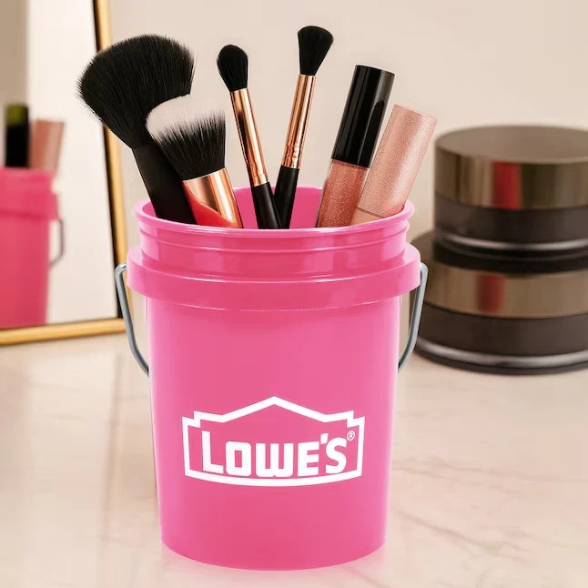 Pink -Lowe's Mini-Bucket | 0.4-quart BPA-Free Food-Grade Plastic | Brand New