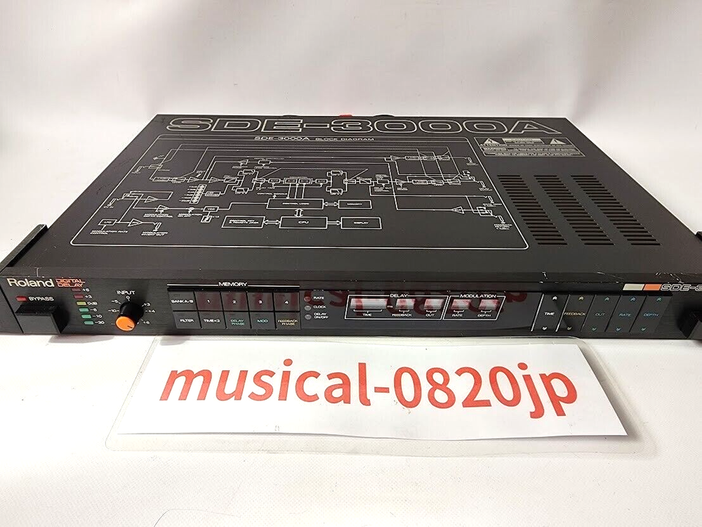 Roland SDE-3000A Digital Delay Echo Effect Processor Rack