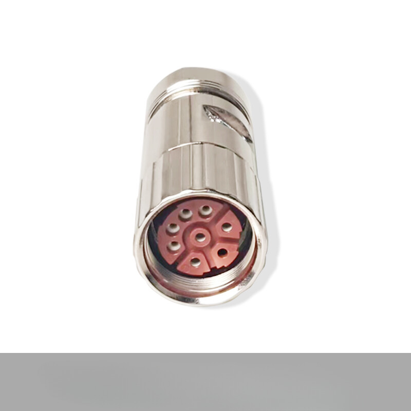 M23 8-core connector servo motor encoder threaded plug 6FX2003-0CG10 for Siemens