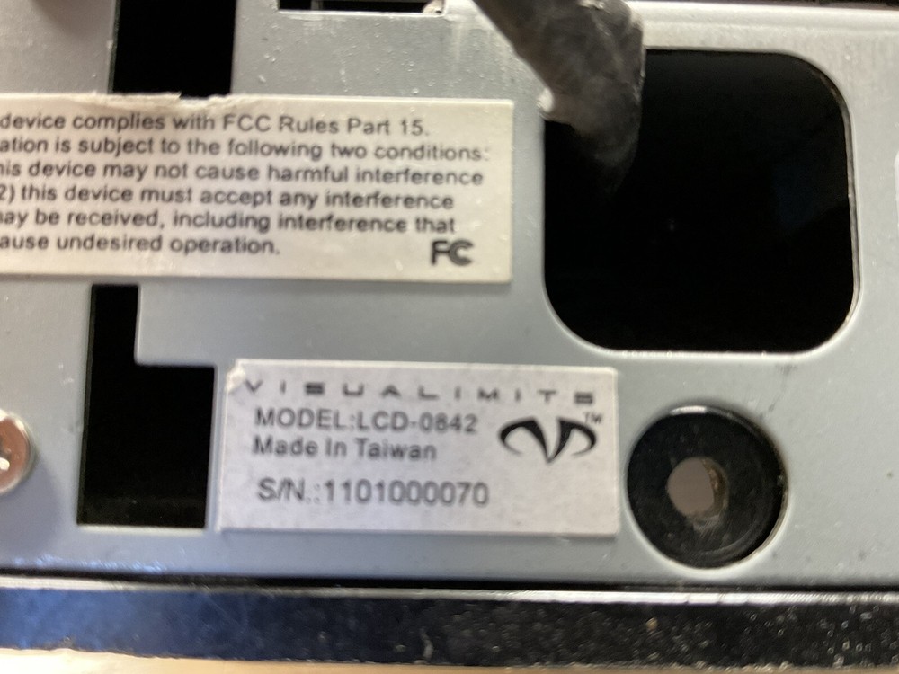 VISUALIMITS TABLET LCD MODEL 0841/0842/ FRA102