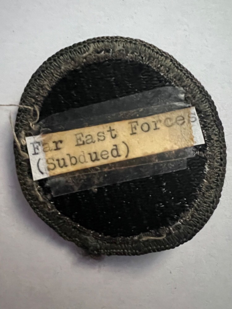 Far East Forces Command Subdued US Army Patch