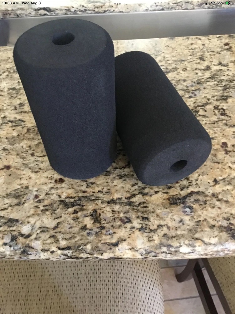 2 foam replacements for exercise equipment. 100 Available