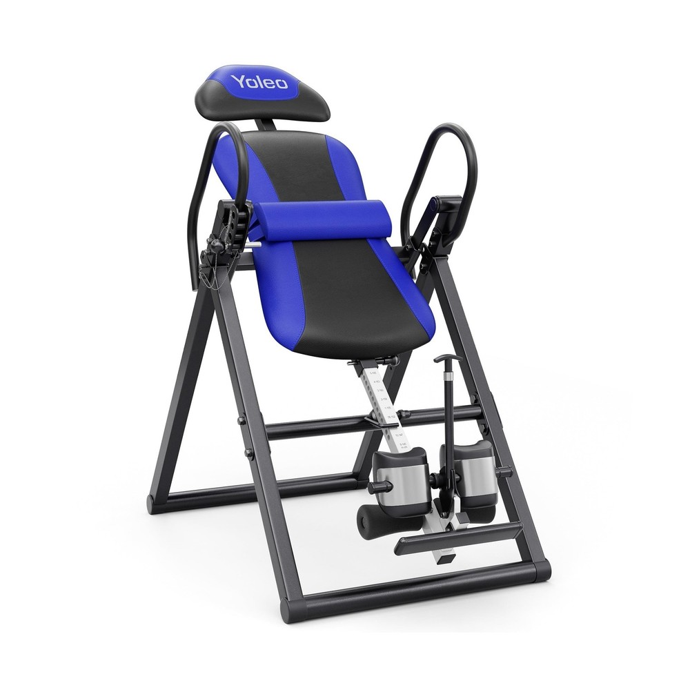 YOLEO Inversion Table for Back Pain 2026 Foldable Inversion Table w/ Removabl...