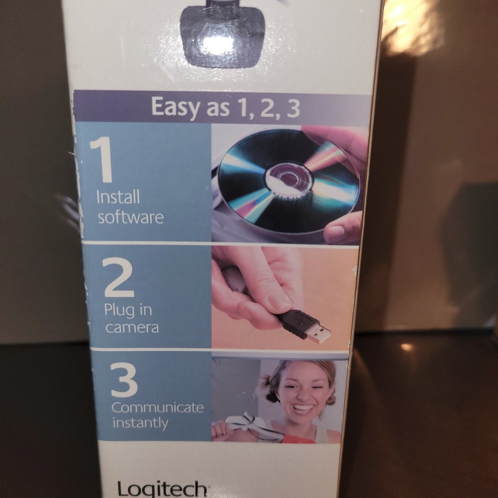 Brand New Logitech QuickCam E2500 Webcam Built In Microphone