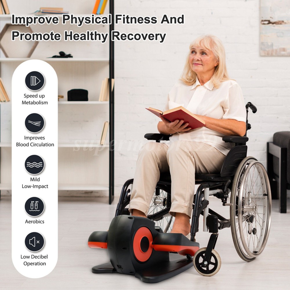 Ellipse Leg Exercise While Sitting Pedal Exerciser Under Desk Elliptical Machine