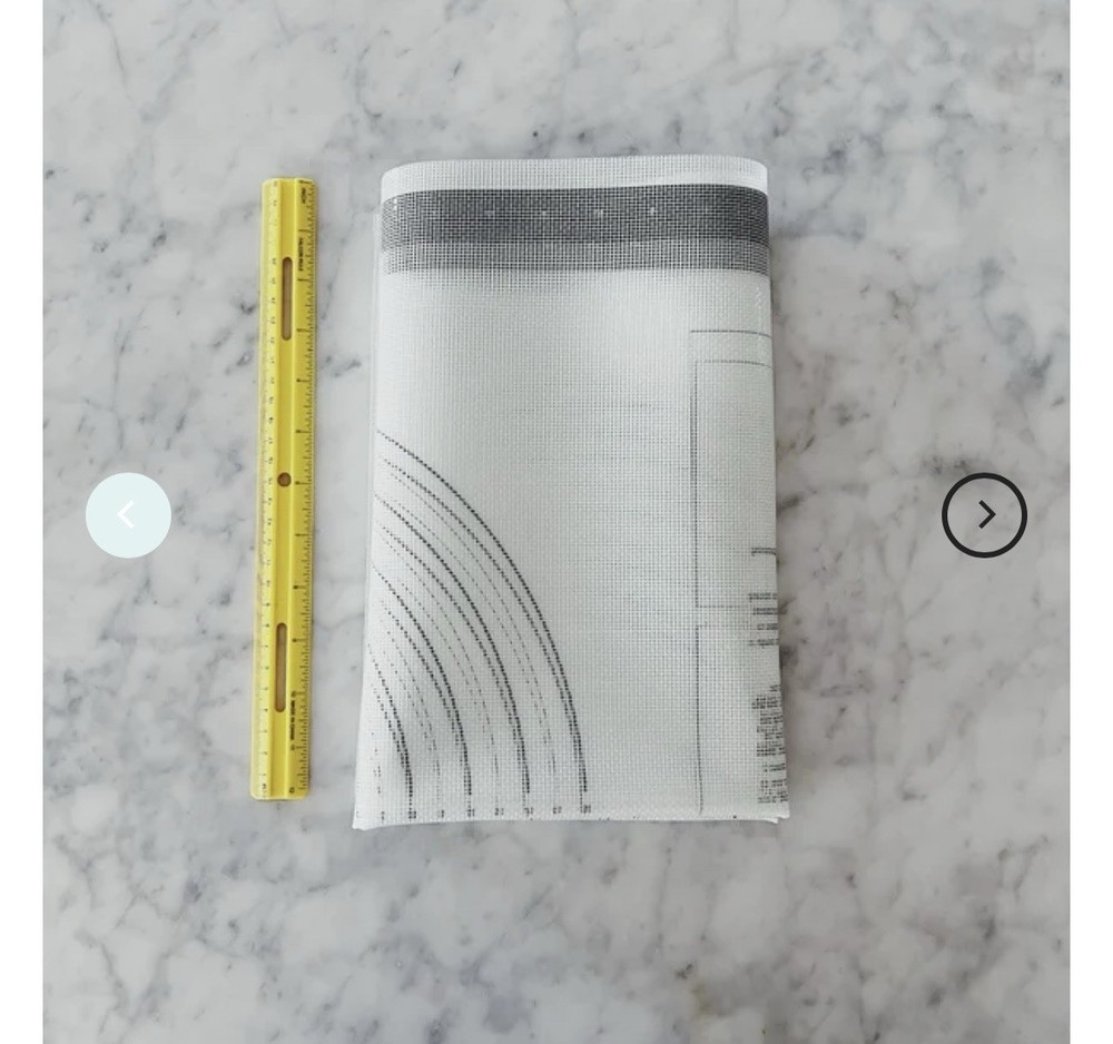 A Bountiful Kitchen Pastry Mat White