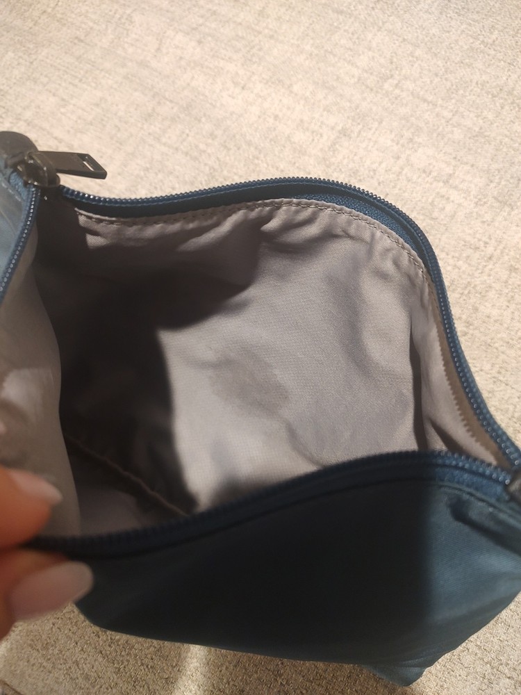Tumi Multipurpose Nylon Zip Pouch - Blue w/Black Hardware •Used•