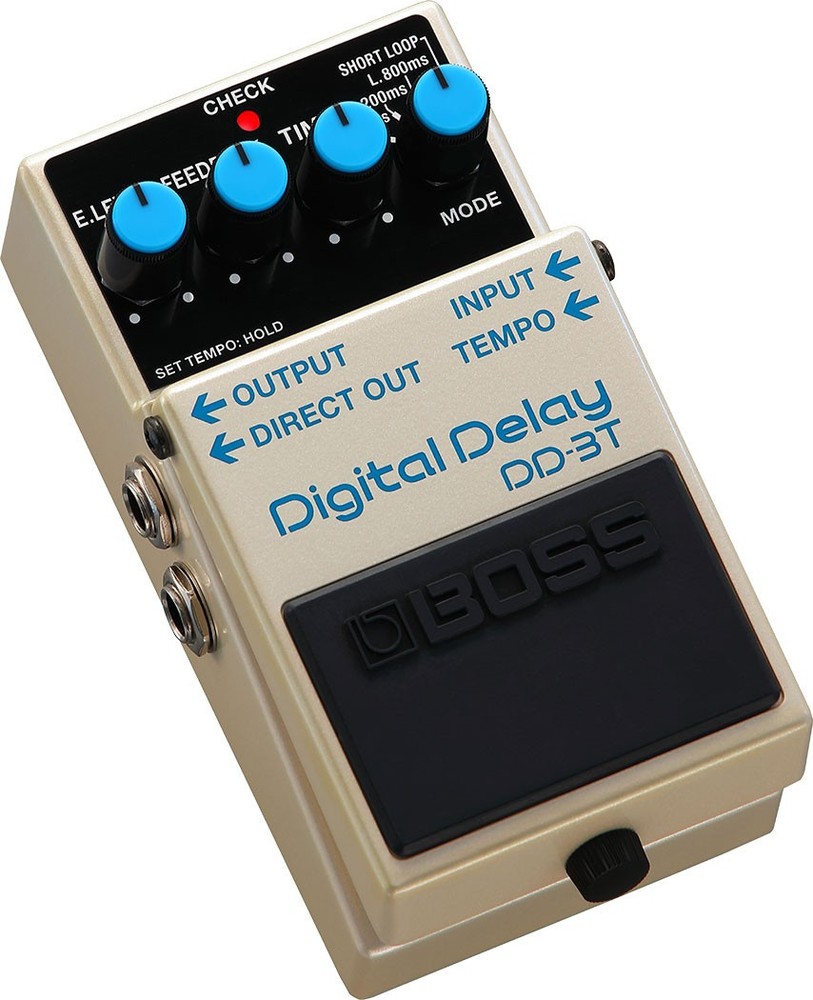 Boss DD-3T Digital Delay Effect Pedal with Tap Tempo