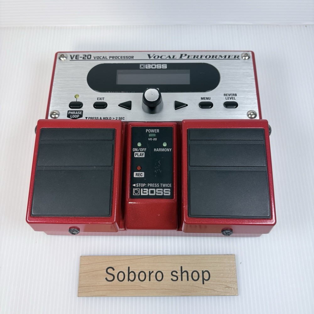 BOSS VE-20 Vocal Effects Processor Pedal Used Tested