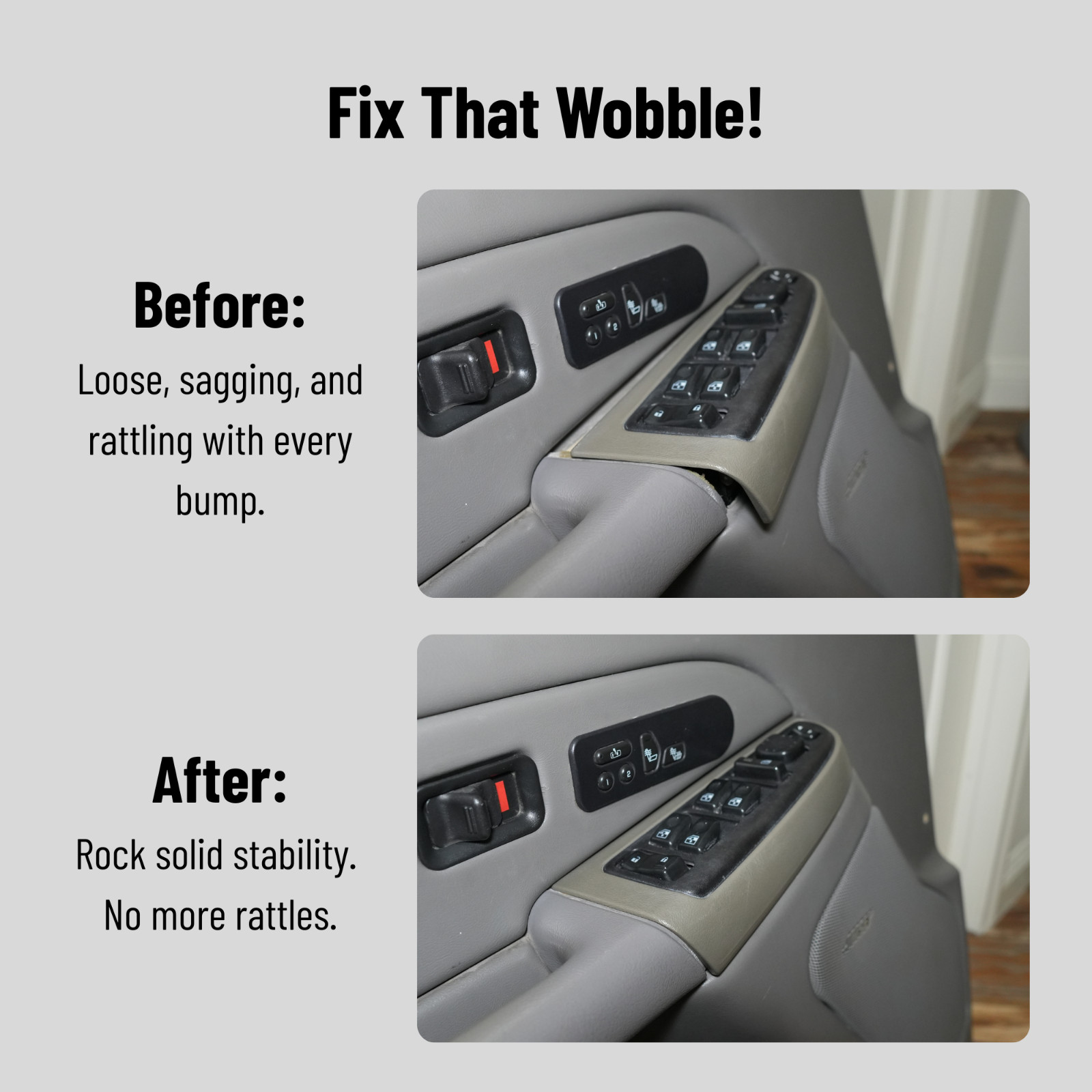 Bolt On Door Armrest Switch Repair Kit for 03-07 Silverado, Sierra, Tahoe, Yukon