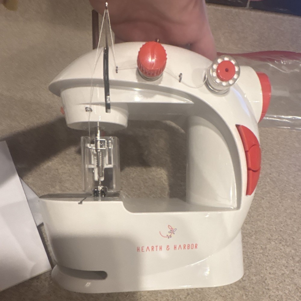 HEARTH & HARBOR Mini Electric Portable Sewing Machine for Beginners