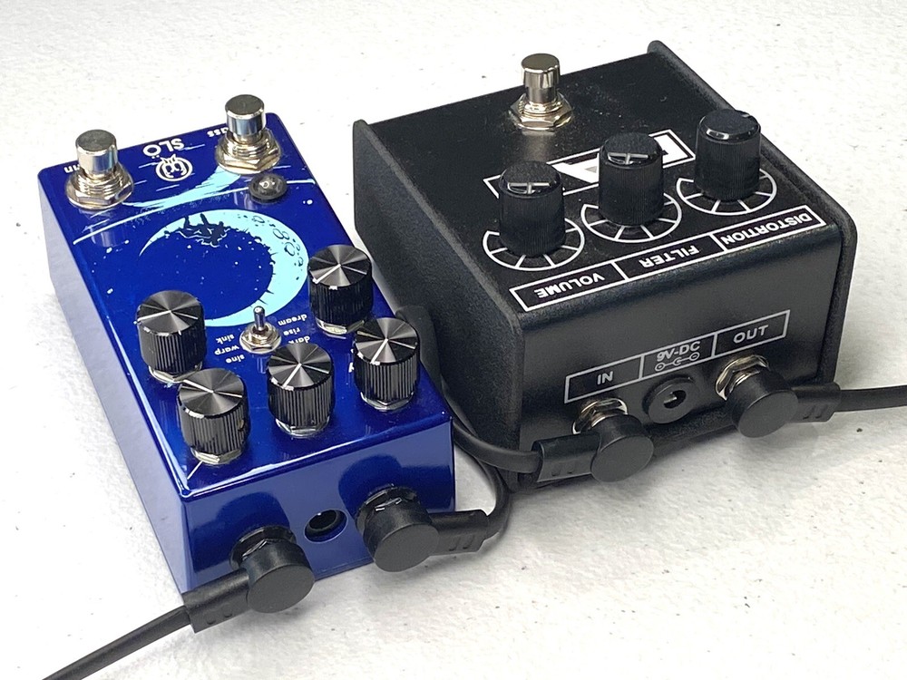 Kurrent Electric Flat Low Profile C Shape Guitar Effects Pedal Patch Cables
