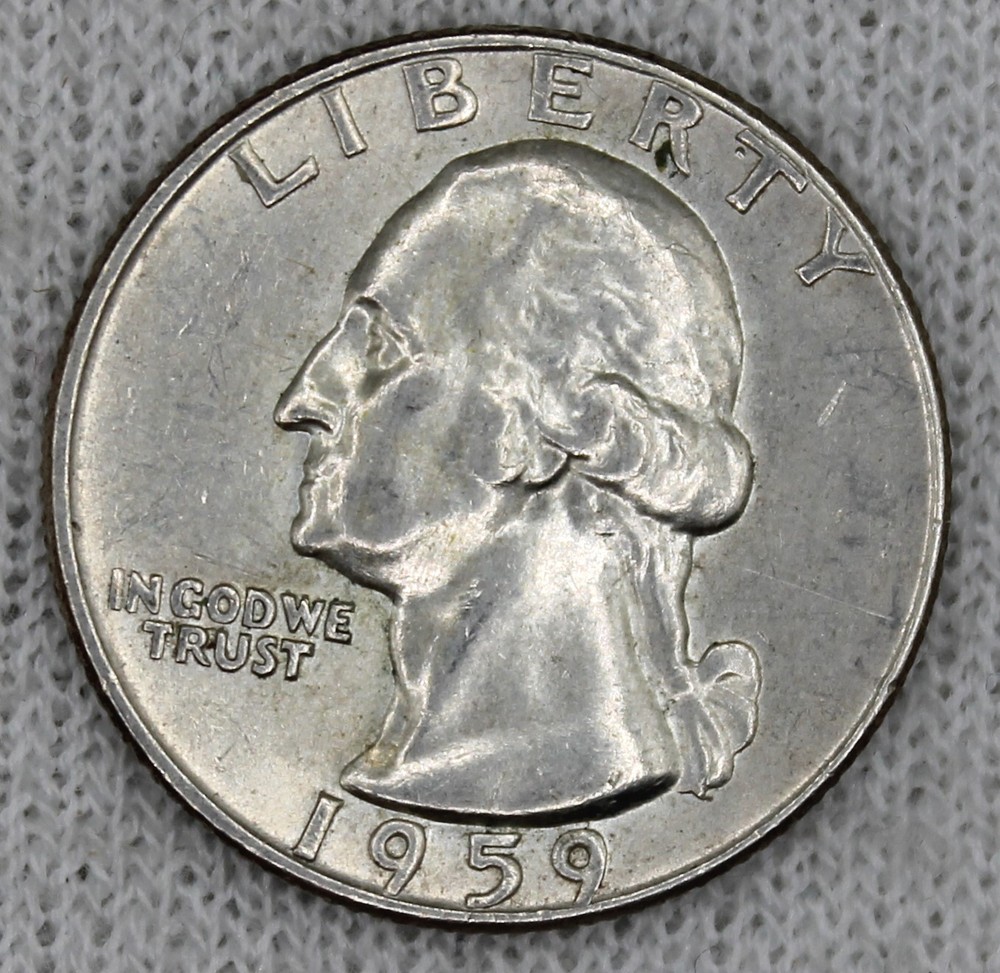 washington quarter 1959 D AU+