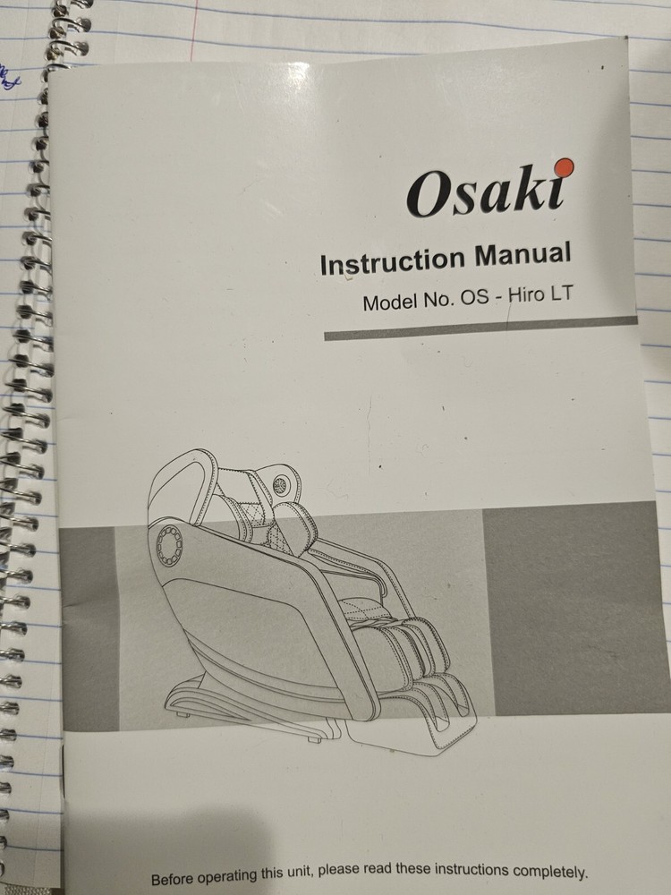 osaki massage chair 4d