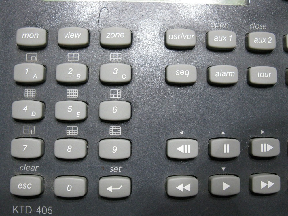 GE Interlogix KALATEL PTZ System Controller Keyboard Joystick KTD-405