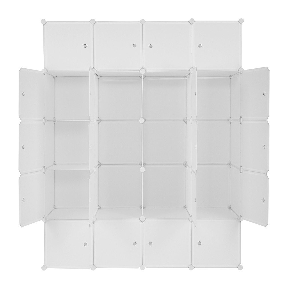 20 Cube Organizer Stackable Plastic Cube Storage Shelves Design