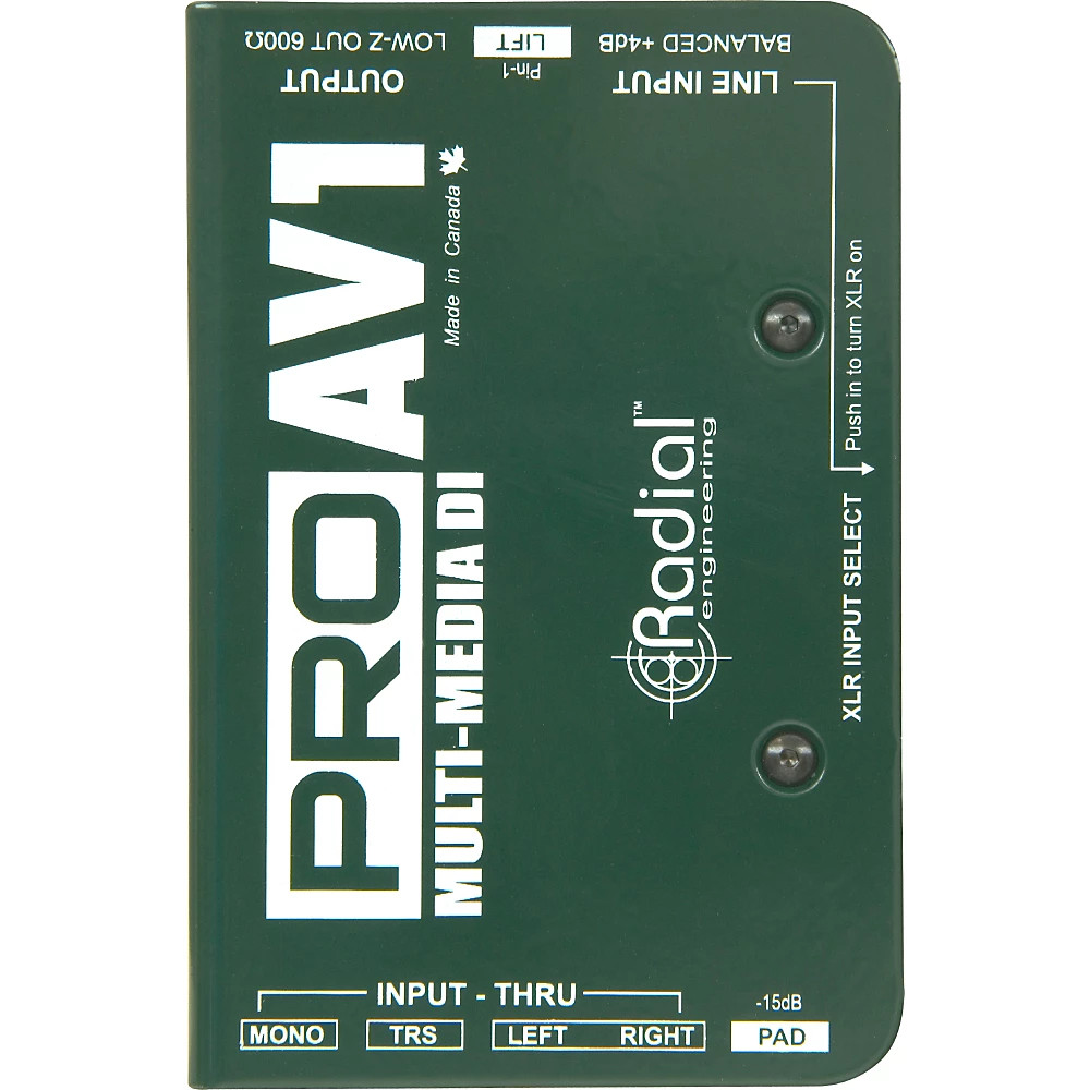 Radial Engineering ProAV1 Single-Channel Direct Box