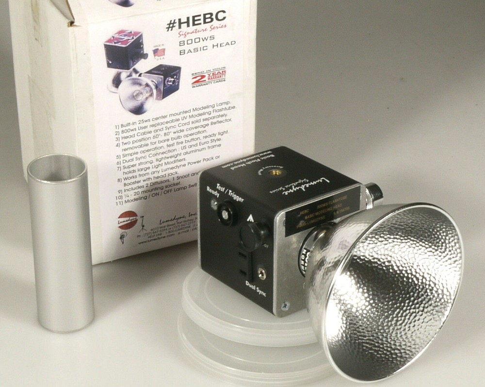 PRL) LUMEDYNE HEBC 800ws BASIC SIGNATURE SERIES HEAD FLASH FLASH