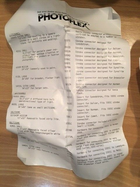 Photoflex Litedome Strobe Diffuser