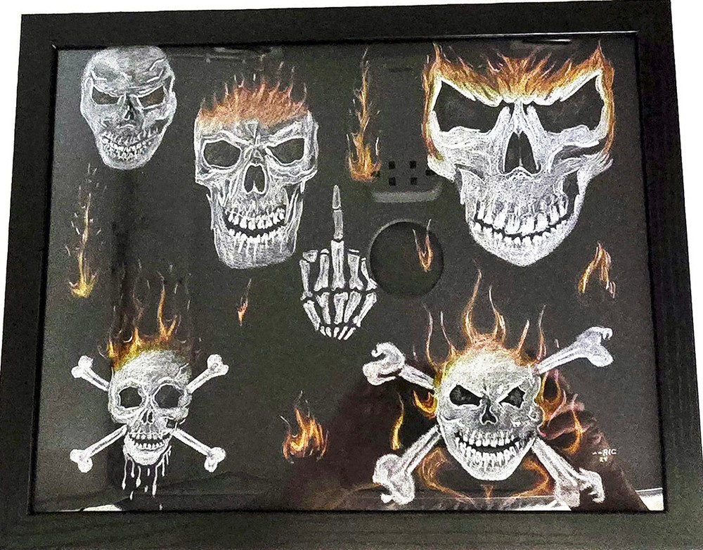 Halloween Skulls Illustration