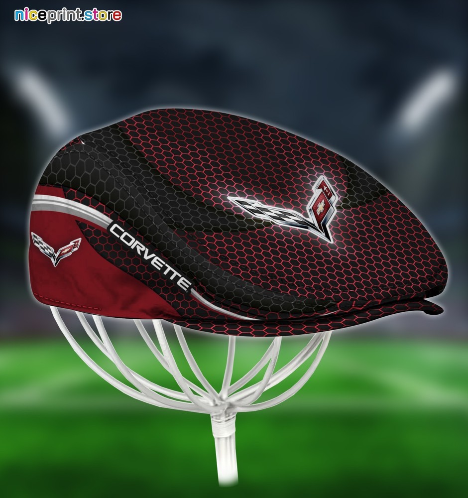 Corvette Jeff Cap Corvette Driver Cap Golf Cap Corvette Flat Cap for men