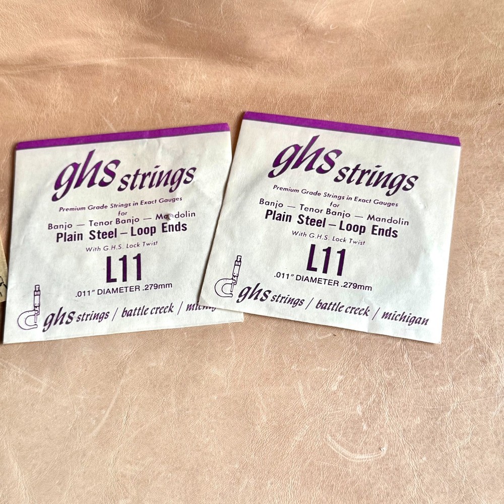 Banjo String Replacements - D'Addario, GHS Strings & Vega - 11 Packets