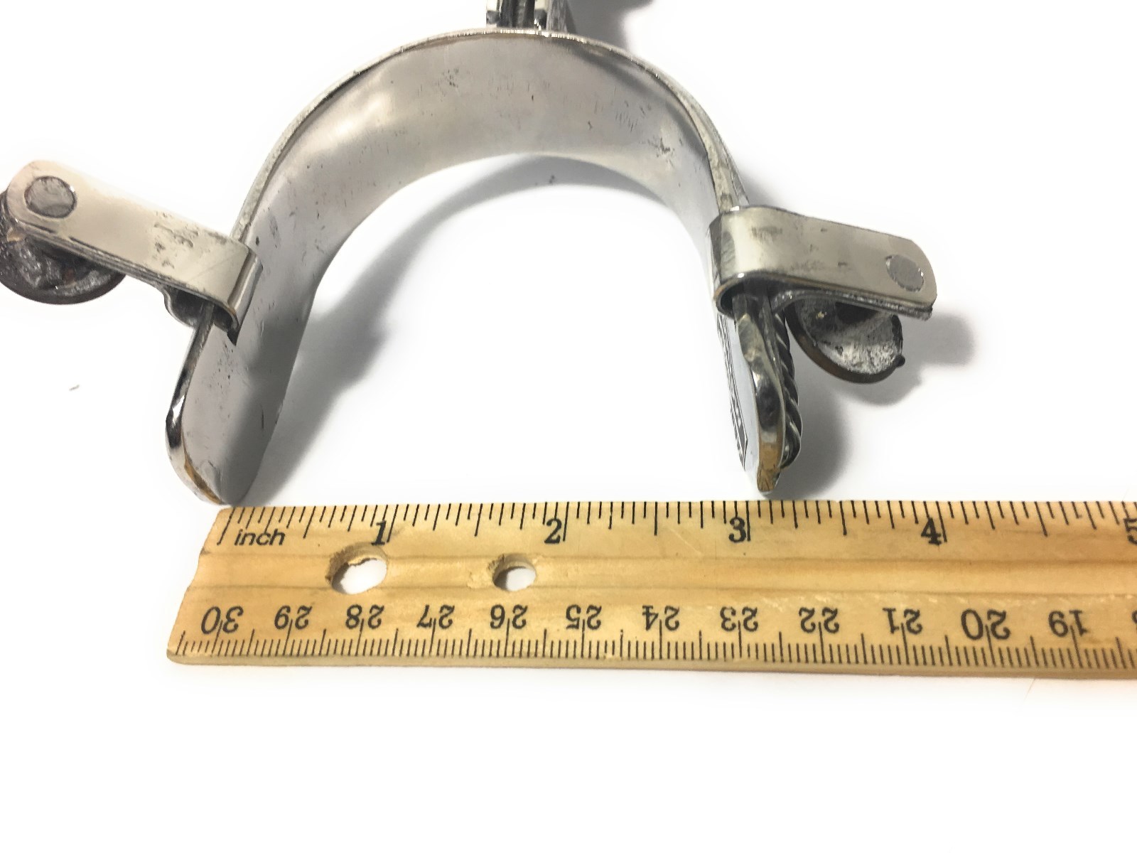 CHARRO SADDLE MEXICAN SPURS, ESPUELAS CHARRAS, EQUESTRIAN HORSE TACK