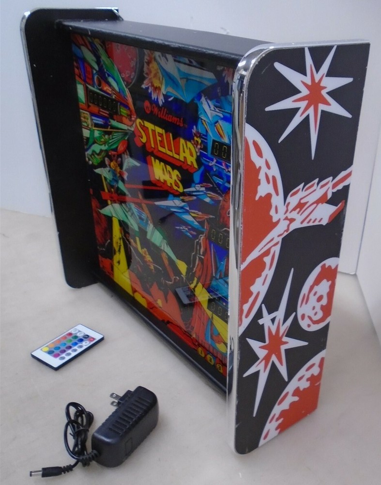Williams Stellar Wars Pinball Head LED Display light box