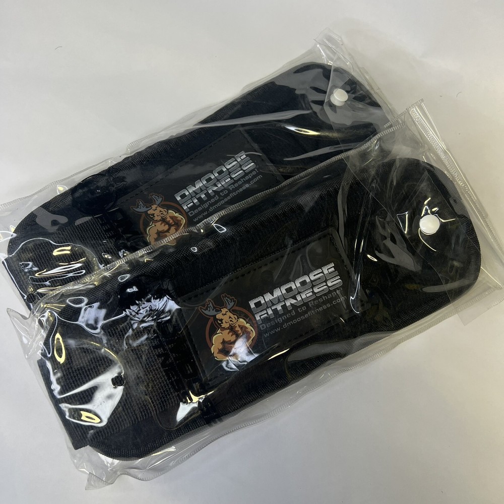 NEW! 2-Pack • DMoose Ankle Strap • Cable Machine Attachments • Gym Black (Pair)