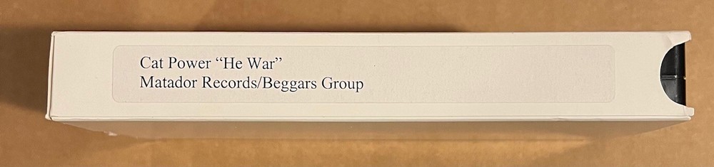Cat Power - He War RARE promo VHS single