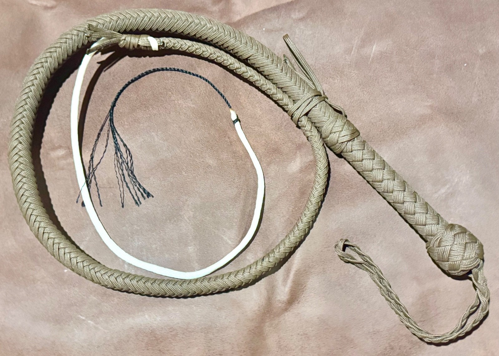 Noreast Whips Mini Polyester Indy Bullwhip Cracking