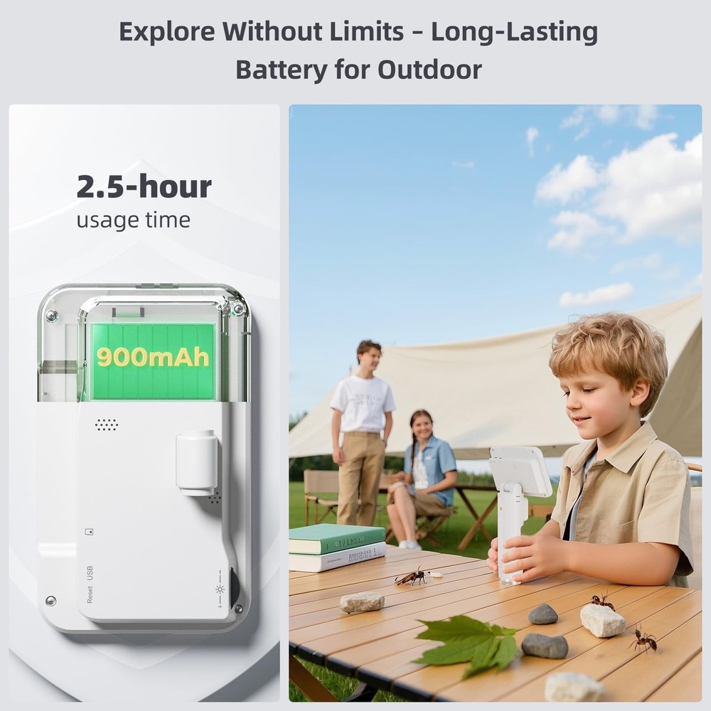 Digital Microscope, 5" 1080P Coin Microscope Camera for Error Coin with 7.3" ...