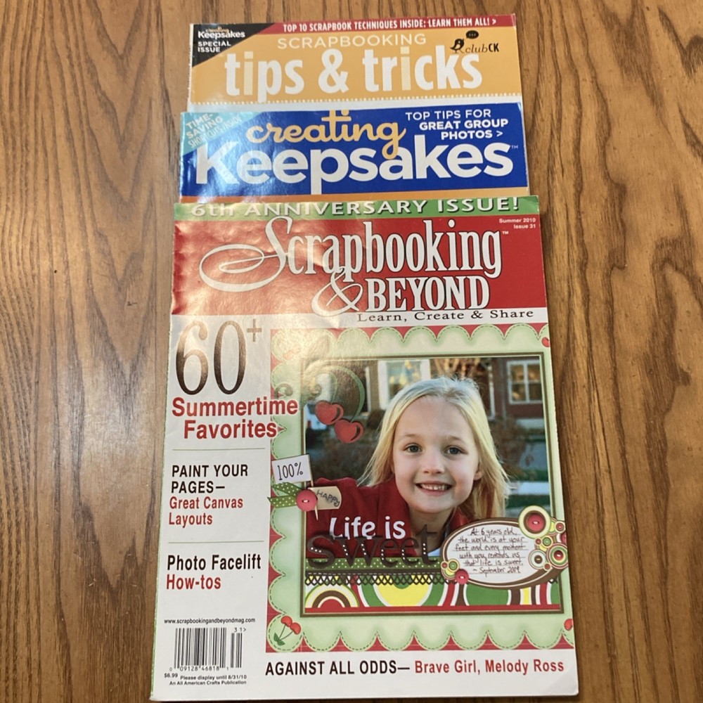 Creating Keepsakes & Scrapbooking & Beyond Scrapbooking Instruction Magazines