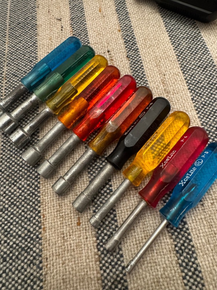 Xcelite Metric Nut Driver Set 11pc USA Made Hand Tool Set