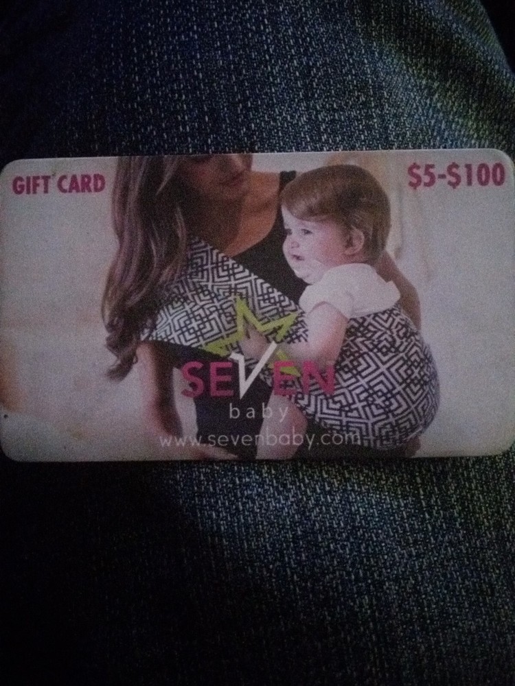 Seven baby  $40 gift card