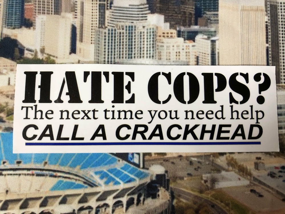 Hate cops? Bumper sticker
