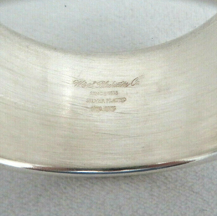 W. & S. Blackinton Silver Plated Napkin Ring ~ No Mono